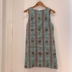 Alice Olivia Striped Embroidered Beaded Dress Sz 2